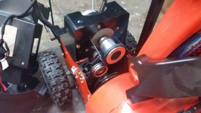 snowblower motor assembly